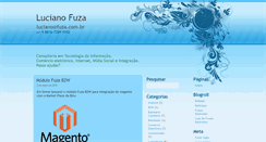 Desktop Screenshot of fuza.com.br