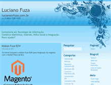 Tablet Screenshot of fuza.com.br